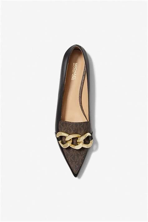 michael kors scarlett flex flat|michael kors flats.